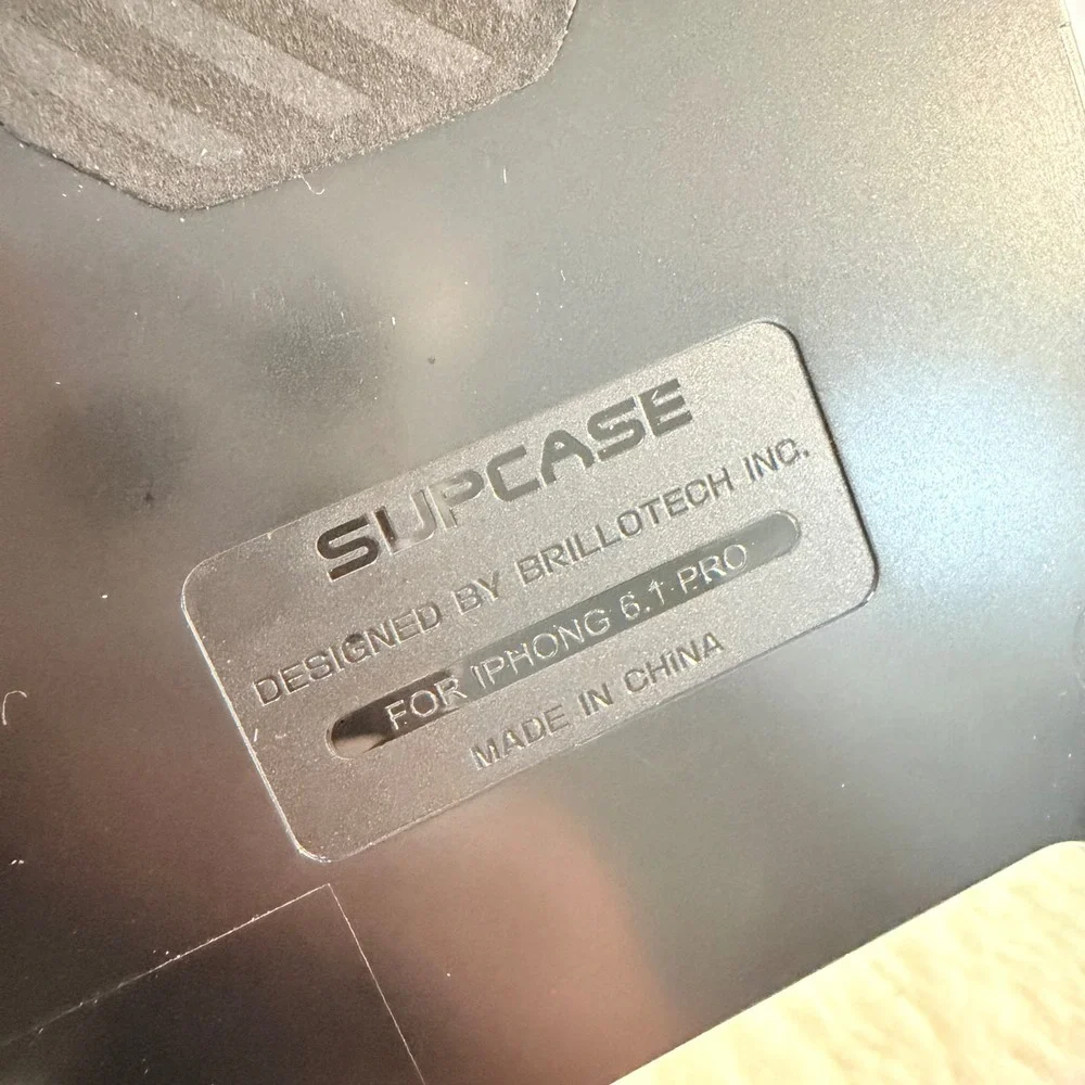 Supcase UB Pro Case iPhone 15 Pro 6.1 Silver Like New Rugged Kickstand Holster